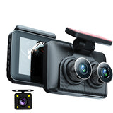 NEW ARRIVAL 4Inch IPS HD 1080P Car Dvr Recorder Dash Cam IR Night Vision Wide Angle Parking Monitor Camera Front Inside Rear Cam