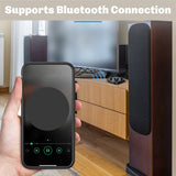 ! Dual Microphone Karaoke Machine Bluetooth 5.0 Sound Power Amplifier Integrated Amp & U-Disk Player Home Audio Subwoofer