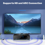 ! Dual Microphone Karaoke Machine Bluetooth 5.0 Sound Power Amplifier Integrated Amp & U-Disk Player Home Audio Subwoofer