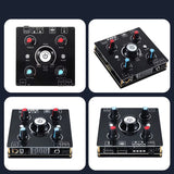 ! Dual Microphone Karaoke Machine Bluetooth 5.0 Sound Power Amplifier Integrated Amp & U-Disk Player Home Audio Subwoofer