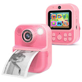 NEW ARRIVAL HD 1080P Kids Mini Instant Print Digital Camera Instant Printing Camera Birthday Holiday Gift for Fun Photography Pi