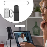 A43I! Computer Light Video Conference Light Computer Clip-on Light for Video Conferencing Video Call Light Live Stream Light,B