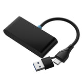 2 in 1 Wireless CarPlay USB C Type-C Android Auto Dongle Adapter Wired to Wireless CarPlay for Car Radio
