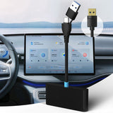 2 in 1 Wireless CarPlay USB C Type-C Android Auto Dongle Adapter Wired to Wireless CarPlay for Car Radio