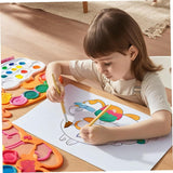 NEW ARRIVAL Paint Brushes 64Pcs/Set 7 Style Nylon Paintbrush with Wooden Handle Thick Non-Shedding Paint Brush Set for Kids