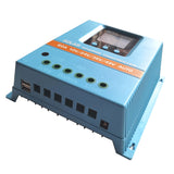 MPPT Solar Charge Controller 12V 24V 36V 48V LCD Display Solar Panel Battery Intelligent Solar Regulator 80A