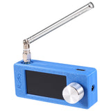 ! SI4732 Portable Radio 10Khz-180Mhz SMA Interface Telescopic Antenna LSB USB AM FM Mini Pocket Radio, Receiver Blue