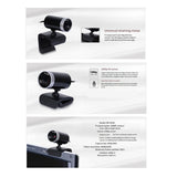 Webcam USB Camera 1080P 30FPS Streaming Web Camera Autofocus Living Stream Camera with Mics for Desktop Meeting