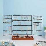 NEW ARRIVAL Jewelry Holder Organizer Stand Earring Necklace Rack Jewellery Tower Storage Multifunctional Display Stand Ring Tray