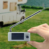 NEW ARRIVAL SI4732 Pocket Radio 1.9inch IPS Screen 0.5-108mhz Pocket Mini Radio LSB USB AM FM Radio All Band Radio Receiver Whit