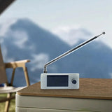 NEW ARRIVAL SI4732 Pocket Radio 1.9inch IPS Screen 0.5-108mhz Pocket Mini Radio LSB USB AM FM Radio All Band Radio Receiver Whit