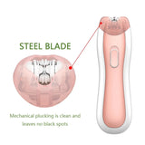 NEW ARRIVAL Women Electric Epilator Portable Painless Hair Trimmer Armpit Leg Hair Removal Machine for Wholebody Home Use