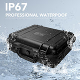 For Starlink Mini Case IP67 Waterproof Carrying Case Travel Portable Hard Case with Molded Foam for Starlink Mini