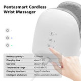 Electric Hand Massager 3 Modes Air Compression Hot Compress Finger Massager Machine for Finger Numbness Pain Relieve