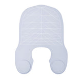 {1PC Silicone Hair Cutting Collar Waterproof Cutting Cape with Stripe Salon Hairdressing Hair Cutting Pad