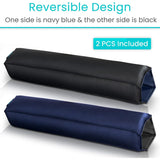 NEW ARRIVAL Wheelchair Armrest Pads (2 Pieces) - Easy Clean Arm Covers for Desk Chair, Office - Non-Slip, Reversible Cushion