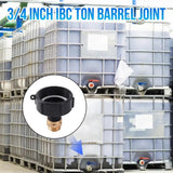 IBC Tote Adapter 3/4inch Faucet Replacement Parts With Brass Connector For 2 NPS Garden Water Hose Parts For Irrigation And