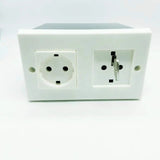 Imitation Double Plug European Standard Socket Wall Safe Security Secret Hidden Stash Box