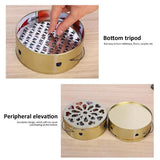 Incense Coil Bowl Fireproof Incense Box With Cover Portable Burner Thickened Reusable Household Accessories Incense Burner For
