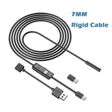 Industrial Endoscope Camera Ip67 Waterproof 5.5mm 7mm 3 In1 For Android Phone Pc Usb Endoscope Camera 6leds Adjustable