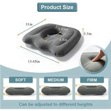 Inflatable Donut Hemorrhoid Seat Cushion Pad Massage Pillow Chair Car Seat Office Wheelchair Cushion Pain Relief Buttock Cushion