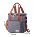 Insulated Lunch Bag Insulated Lunch Cooler Bag Leakproof Thermal Cooler Sack For Food Storage High Capacity Handbags Case For