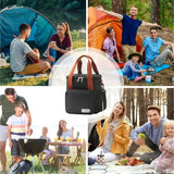 Insulated Lunch Bag Insulated Lunch Cooler Bag Leakproof Thermal Cooler Sack For Food Storage High Capacity Handbags Case For