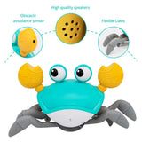 Interactive Crab Toy for Babies Creative Crawling Crab Escape Electronic Toys Animal Pet Runaway with Musical Child Gift
