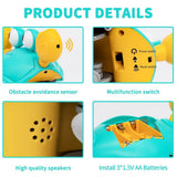 Interactive Crab Toy for Babies Creative Crawling Crab Escape Electronic Toys Animal Pet Runaway with Musical Child Gift