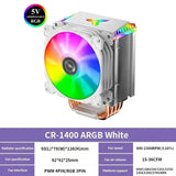 JONSBO CR1400 Tower CPU Cooler 4 Pure Copper Heat Pipe ARGB PWM Cooling Fan Radiator for Intel LGA 775 115X 1200 AM4