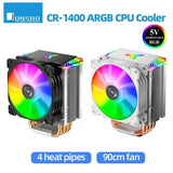 JONSBO CR1400 Tower CPU Cooler 4 Pure Copper Heat Pipe ARGB PWM Cooling Fan Radiator for Intel LGA 775 115X 1200 AM4