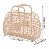 Jelly Purse Bright Color Girls Jelly Purse Toddler Purse Girls Jelly Beach Bag Beach Tote Storage Boys Easter Baskets For Kids
