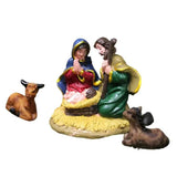 Jesus Nativity Scene Jesus Born Figurine Sculpture Resin Christmas Figures Christmas Table Centerpiece For Cafe Living Room Stud