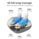 Jinkairui Electric Foot Massage Machine Shiatsu Deep Knead Air Compression For Health Care Infrared Heating Therapy Anti-stress