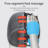 Jinkairui Electric Foot Massage Machine Shiatsu Deep Knead Air Compression For Health Care Infrared Heating Therapy Anti-stress