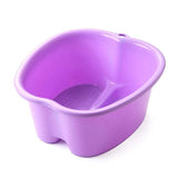 K1KB Plastic Large Foot Bath Spa Tub Basin Bucket for Soaking Feet Detox Pedicure Massage Portable