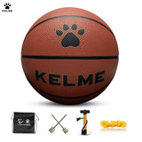 KELME Basketball Ball Size 5 Rubber Material Outdoor Indoor Match Training Team Sports High Quality Ball