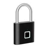 KERUI Keyless USB Charging Fingerprint Lock Smart Padlock Waterproof Door Lock 0.2sec Unlock Portable Anti-theft Padlock Zinc