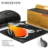 KINGSEVEN Cycling Sunglasses Men Women Mtb Bicycle Glasses UV400 Polarized Fishing Protection Eyewear