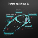 KINGSEVEN Cycling Sunglasses Men Women Mtb Bicycle Glasses UV400 Polarized Fishing Protection Eyewear