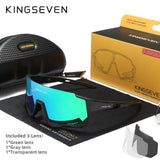 KINGSEVEN Cycling Sunglasses Men Women Mtb Bicycle Glasses UV400 Polarized Fishing Protection Eyewear