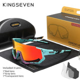 KINGSEVEN Cycling Sunglasses Men Women Mtb Bicycle Glasses UV400 Polarized Fishing Protection Eyewear