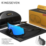 KINGSEVEN Cycling Sunglasses Men Women Mtb Bicycle Glasses UV400 Polarized Fishing Protection Eyewear