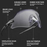 Kapvoe Cycling Glasses Photochromic Sunglasses Mountain Bike Road Eyewear Men Women Sunglasses Sports Eyewears Riding Glasses