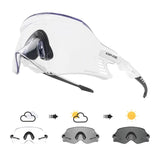 Kapvoe Cycling Glasses Photochromic Sunglasses Mountain Bike Road Eyewear Men Women Sunglasses Sports Eyewears Riding Glasses