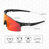 Kapvoe Sport Eyewear Mountain Bike Sport Cycling Glasses Outdoor Cycling Goggles Men Cycling Sunglasses MTB Sunglasses