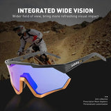 Kapvoe UV400 Sport Eyewear Mountain Bike Sport Cycling Glasses Outdoor Cycling Goggles Men Cycling Sunglasses MTB Sunglasses