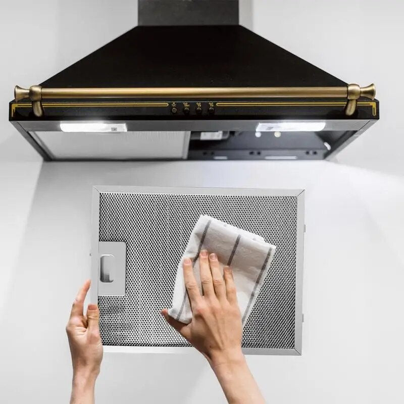 Kitchen Hood Filter Easy To Install Range Hood Mesh Filter Range Hood Parts For Cooking Noodles Grilling Meat Stir Frying
