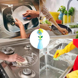 Kitchen Scrubber Brush Long Handled Multifunctional Scrubber For Washing Dishes Household Cleaning Tool Kitchen Cleaning Brush