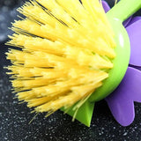 Kitchen Scrubber Brush Long Handled Multifunctional Scrubber For Washing Dishes Household Cleaning Tool Kitchen Cleaning Brush